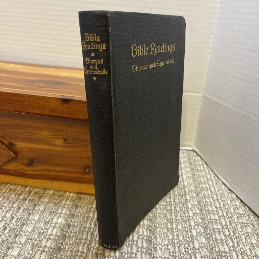 Bible‎ Readings Thomas and Espenshade 1925 1st edition VGC